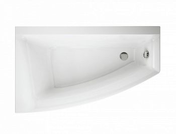 Cersanit VIRGO MAX Асимметричная акриловая ванна 150x90, левосторонняя, без ножек в Гулькевичи