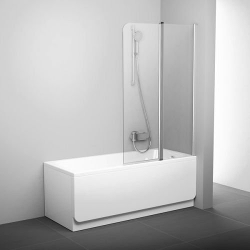 Шторка для ванны CVS2-100 правая блестящий+стекло Transparent Ravak в Гулькевичи