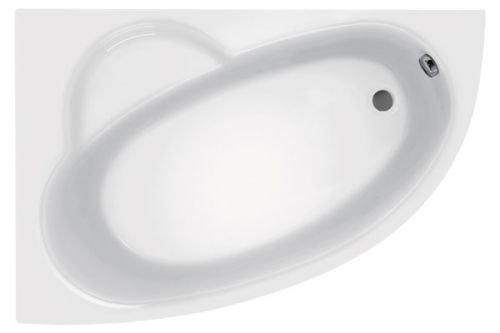 Jika GENEVE Акриловая асимметричная ванна 150 х 100, левая, с монтажным комплектом и сифоном в Гулькевичи