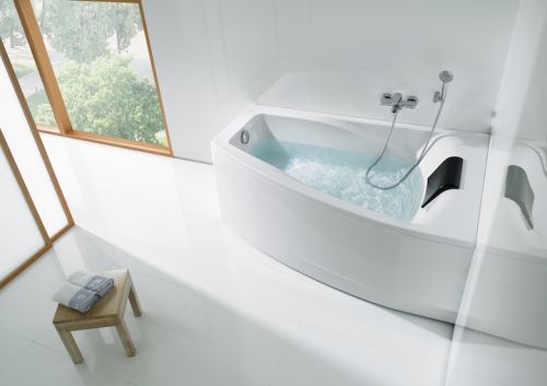 Roca HALL Angular Асимметричная ванна 150*100, левосторонняя в Гулькевичи